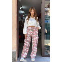 Pantaloni Militari Rosa