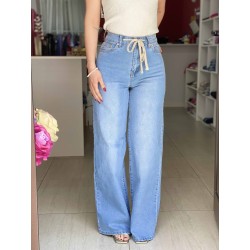 Jeans Palazzo Laccio