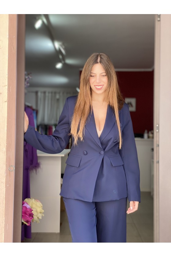 Tailleur Doppiopetto Blu