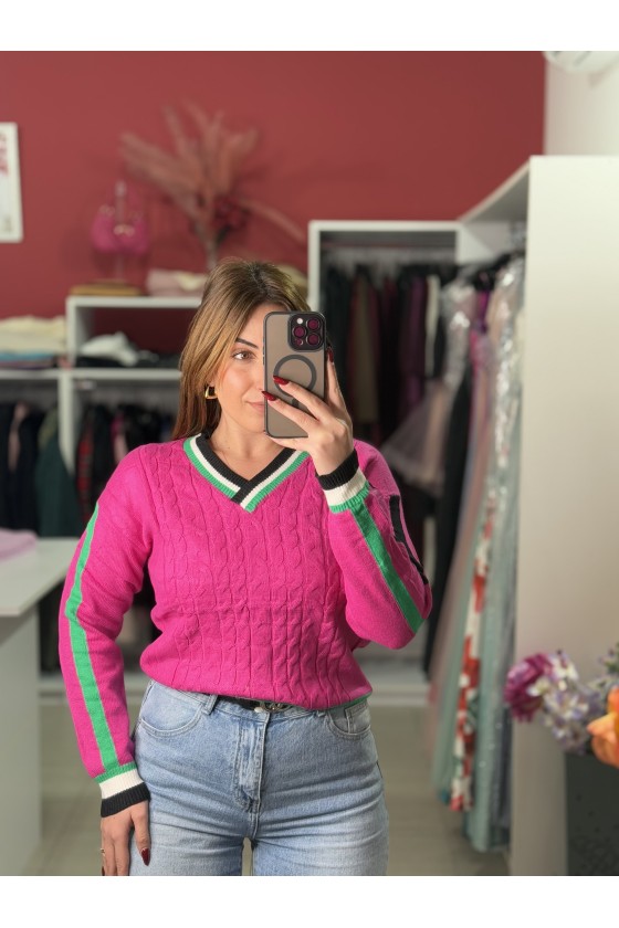 Pull CC Fucsia