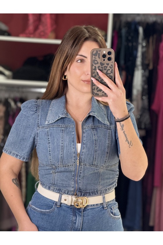 Top Jeans Zip