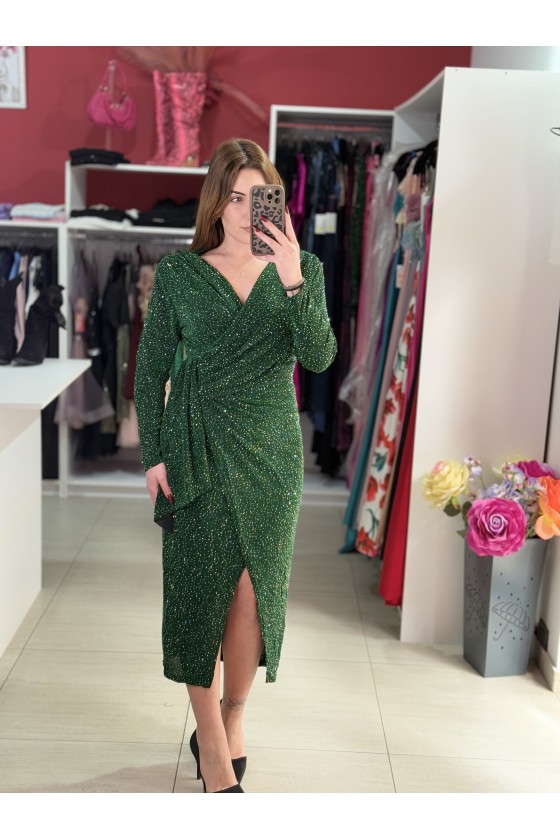 Abito Lurex Verde